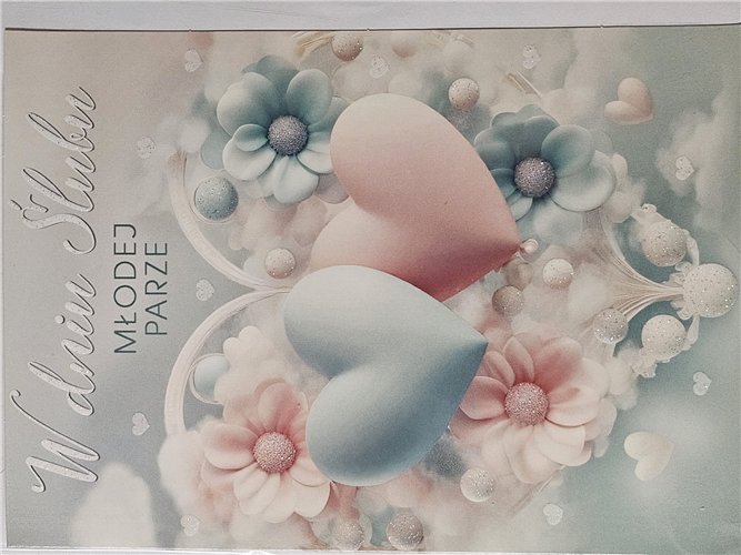 pamiątka na ślub, kartka na ślub, pocztówka ślubna 12 cm *16,5 cm  17182462231