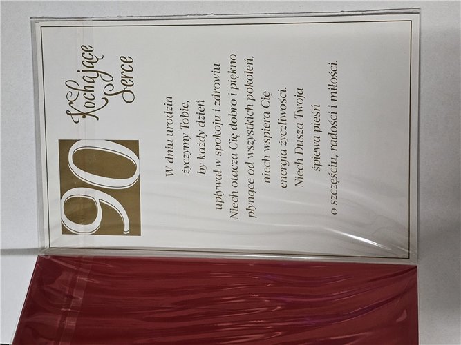 kartka urodzinowa na 90 lat 13 cm *20,5 cm 17193516946