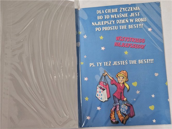 Kartki urodzinowe kartka urodzinowa WESOŁE Zabawna  11,7 cm *16,8 cm 17289125692