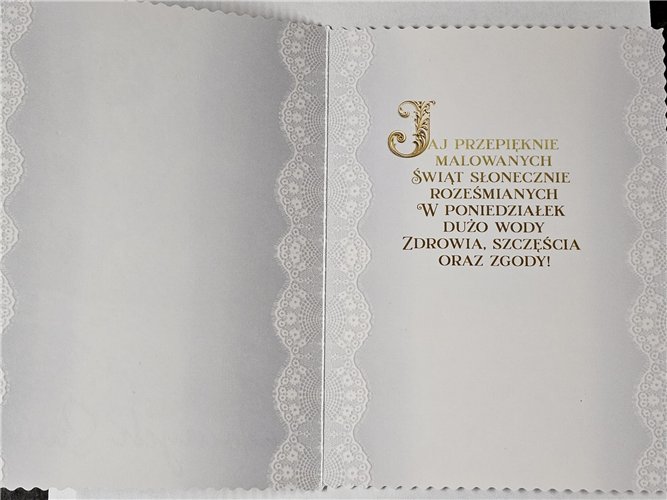 Kartka Wielkanocna Kartki wielkanocne  11,9 cm *16,2 cm 17334902580