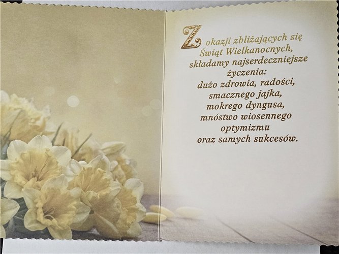 Kartka Wielkanocna Kartki wielkanocne  11,9 cm *16,2 cm 17334903394