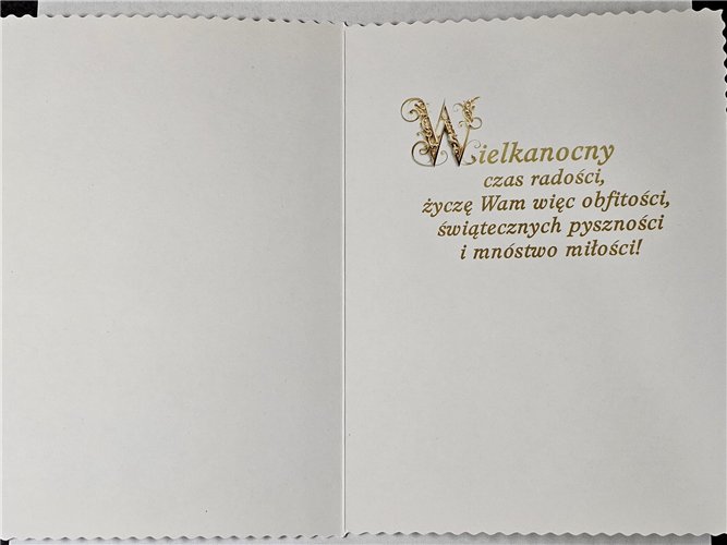 Kartka Wielkanocna Kartki wielkanocne  11,9 cm *16,2 cm 17334907417