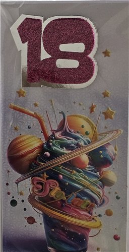 kartka na osiemnastkę kartka na 18 kartki WESOŁE  10,5 cm *21,5 cm 17339143831