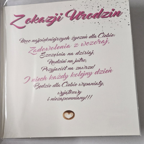 Kartki urodzinowe kartka urodzinowa WESOŁE Zabawna