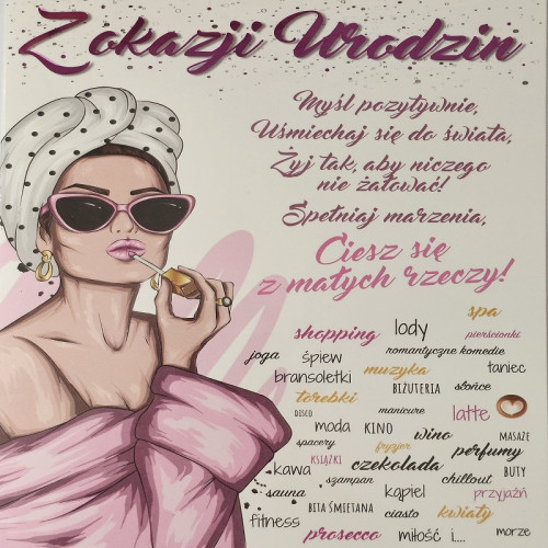Kartki urodzinowe kartka urodzinowa WESOŁE Zabawna