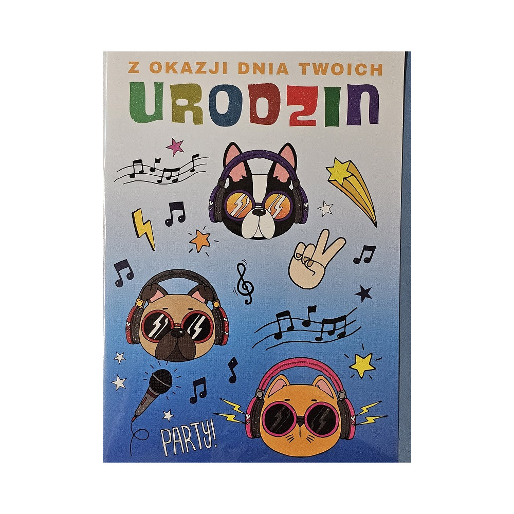 Kartki urodzinowe dla dziecka, kartka urodzinowa 11,7 cm *16,5 cm 17786824279