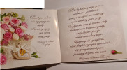 pamiątka na ślub, Książeczka na Ślub  15,1 x 19 cm 17789615629