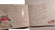 pamiątka na ślub, Książeczka na Ślub  15,1 x 19 cm 17789641954