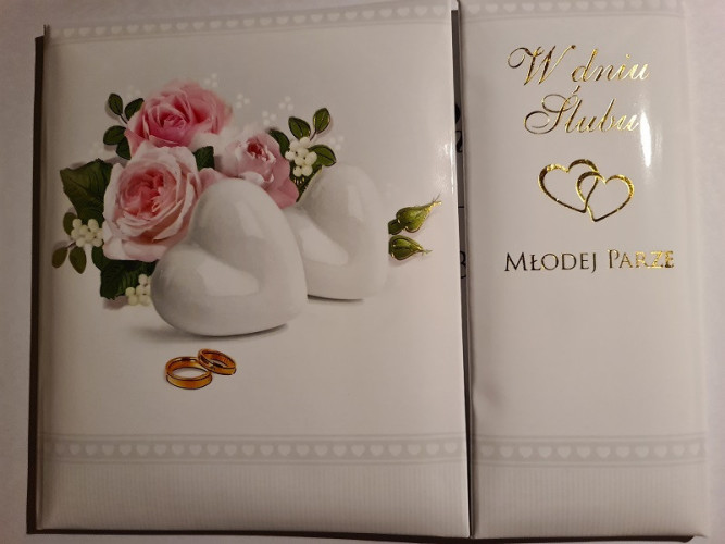 pamiątka na ślub, Książeczka na Ślub  15,1 x 19 cm 17789641954