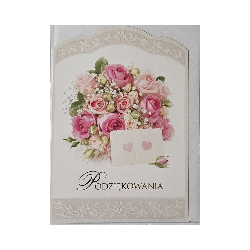 Kartki z okazji podziękowanie 11,7 cm *16,5 cm