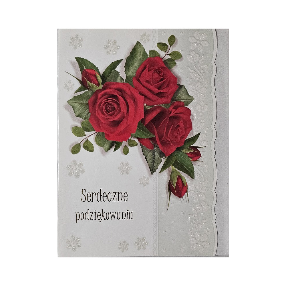 Kartki z okazji podziękowanie 11,7 cm *16,5 cm