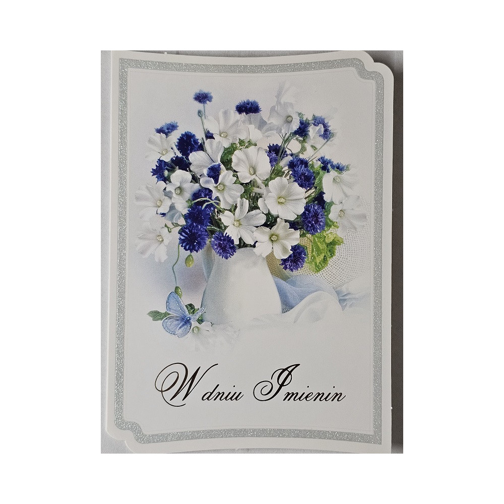 Kartki imieninowe Kartki na imieniny 11,7 cm *16,5 cm