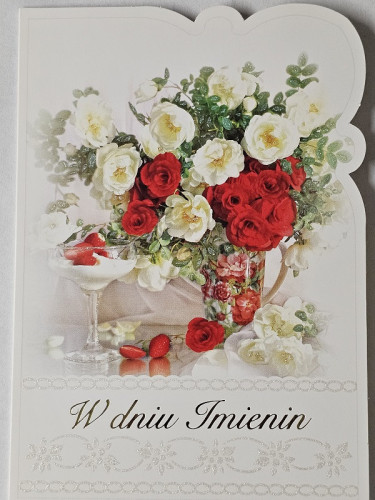 Kartki imieninowe Kartki na imieniny 11,7 cm *16,5 cm