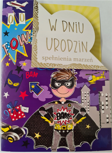 Kartki urodzinowe dla dziecka z wymienną cyferką 12 cm *17 cm 14391969809