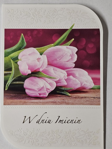 Kartki imieninowe Kartki na imieniny 11,7 cm *16,5 cm