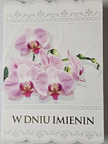 Kartki imieninowe Kartki na imieniny 11,7 cm *16,5 cm