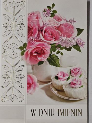 Kartki imieninowe Kartki na imieniny 11,7 cm *16,5 cm