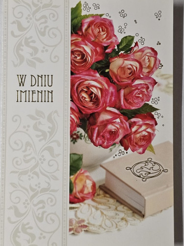 Kartki imieninowe Kartki na imieniny 11,7 cm *16,5 cm
