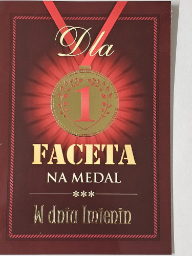 Kartki imieninowe Kartki na imieniny 11,7 cm *16,5 cm