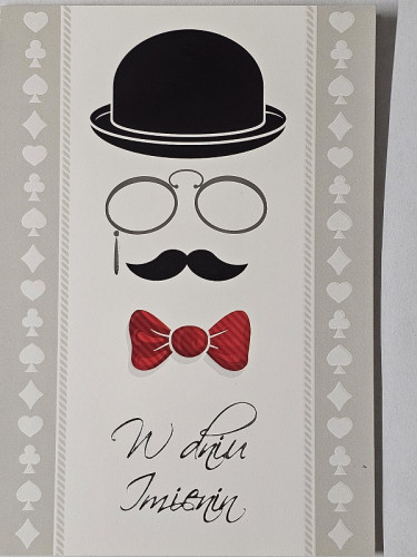 Kartki imieninowe Kartki na imieniny 11,7 cm *16,5 cm