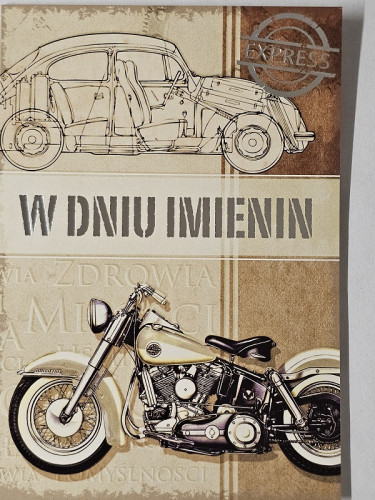 Kartki imieninowe Kartki na imieniny 11,7 cm *16,5 cm