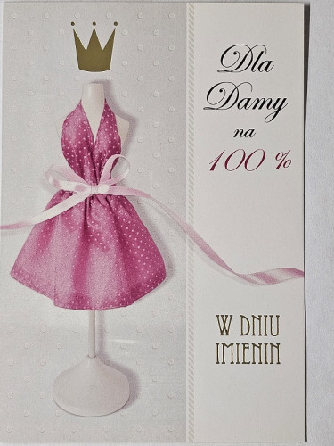 Kartki imieninowe Kartki na imieniny 11,7 cm *16,5 cm