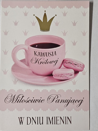 Kartki imieninowe Kartki na imieniny 11,7 cm *16,5 cm