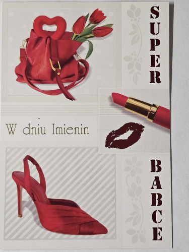 Kartki imieninowe Kartki na imieniny 11,7 cm *16,5 cm