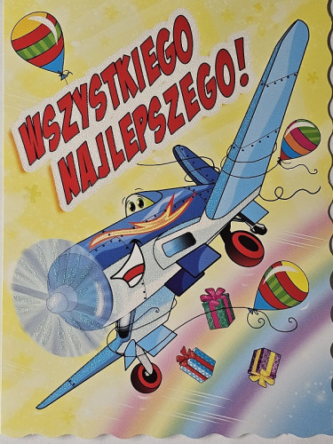 Kartki urodzinowe dla dziecka14,5 cm *19,2 cm