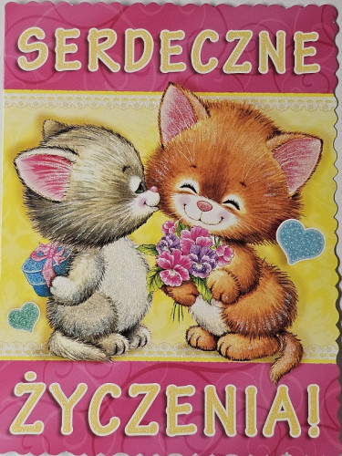 Kartki urodzinowe dla dziecka14,5 cm *19,2 cm