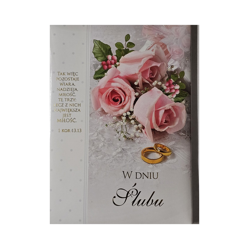 pamiątka na ślub, Książeczka na Ślub  14 x 19 cm