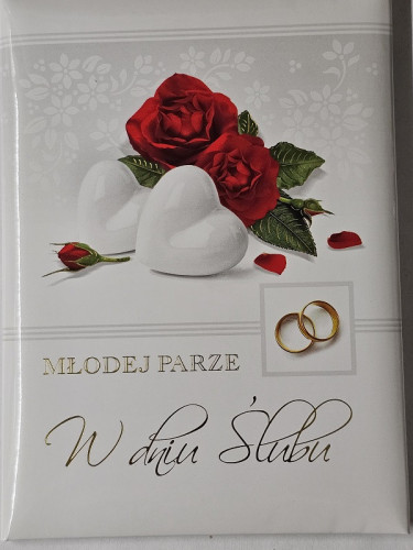 pamiątka na ślub, Książeczka na Ślub  14 x 19 cm