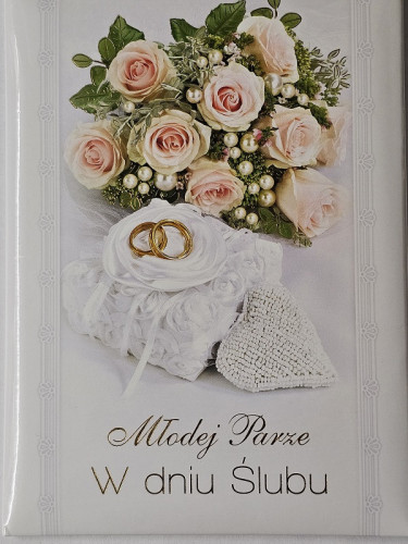 Pamiątka na ślub, Książeczka na Ślub  14 x 19 cm