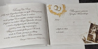 pamiątka na ślub, Książeczka na Ślub  15,1 x 19 cm