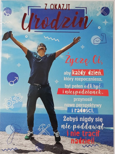 Kartki urodzinowe kartka urodzinowa WESOŁE Zabawna