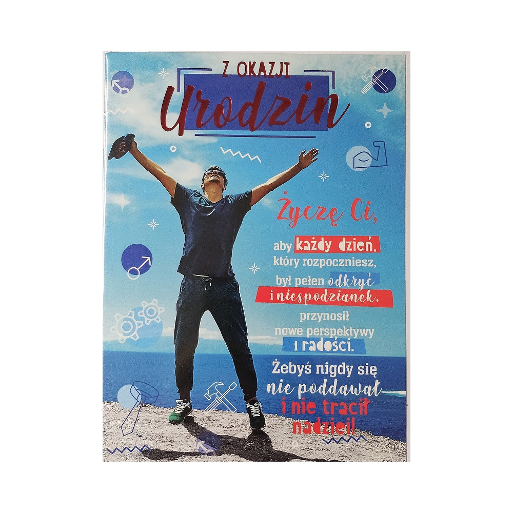 Kartki urodzinowe kartka urodzinowa WESOŁE Zabawna