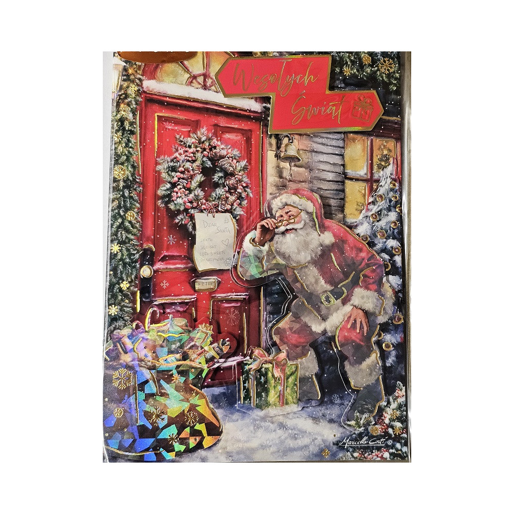 kartki z okazji Bożego Narodzenia Boże Narodzenie 11,5 cm *16,5 cm DK-1364