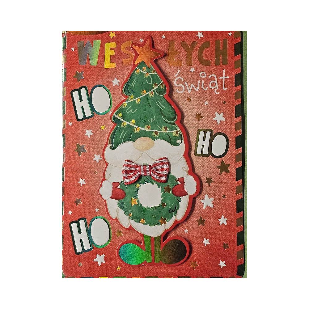 kartki z okazji Bożego Narodzenia Boże Narodzenie 11,5 cm *16,5 cm DK-1188
