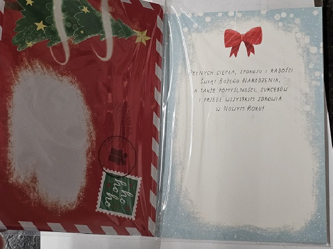 kartki z okazji Bożego Narodzenia Boże Narodzenie 11,5 cm *16,5 cm DK-1038