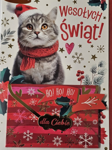 kartki z okazji Bożego Narodzenia Boże Narodzenie 11,5 cm *16,5 cm DK-1193