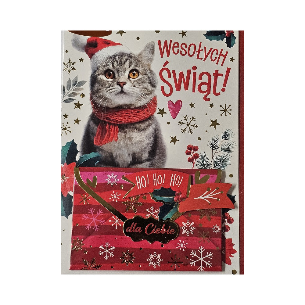 kartki z okazji Bożego Narodzenia Boże Narodzenie 11,5 cm *16,5 cm DK-1193