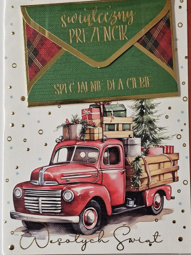 kartki z okazji Bożego Narodzenia Boże Narodzenie 11,5 cm *16,5 cm DK-1205