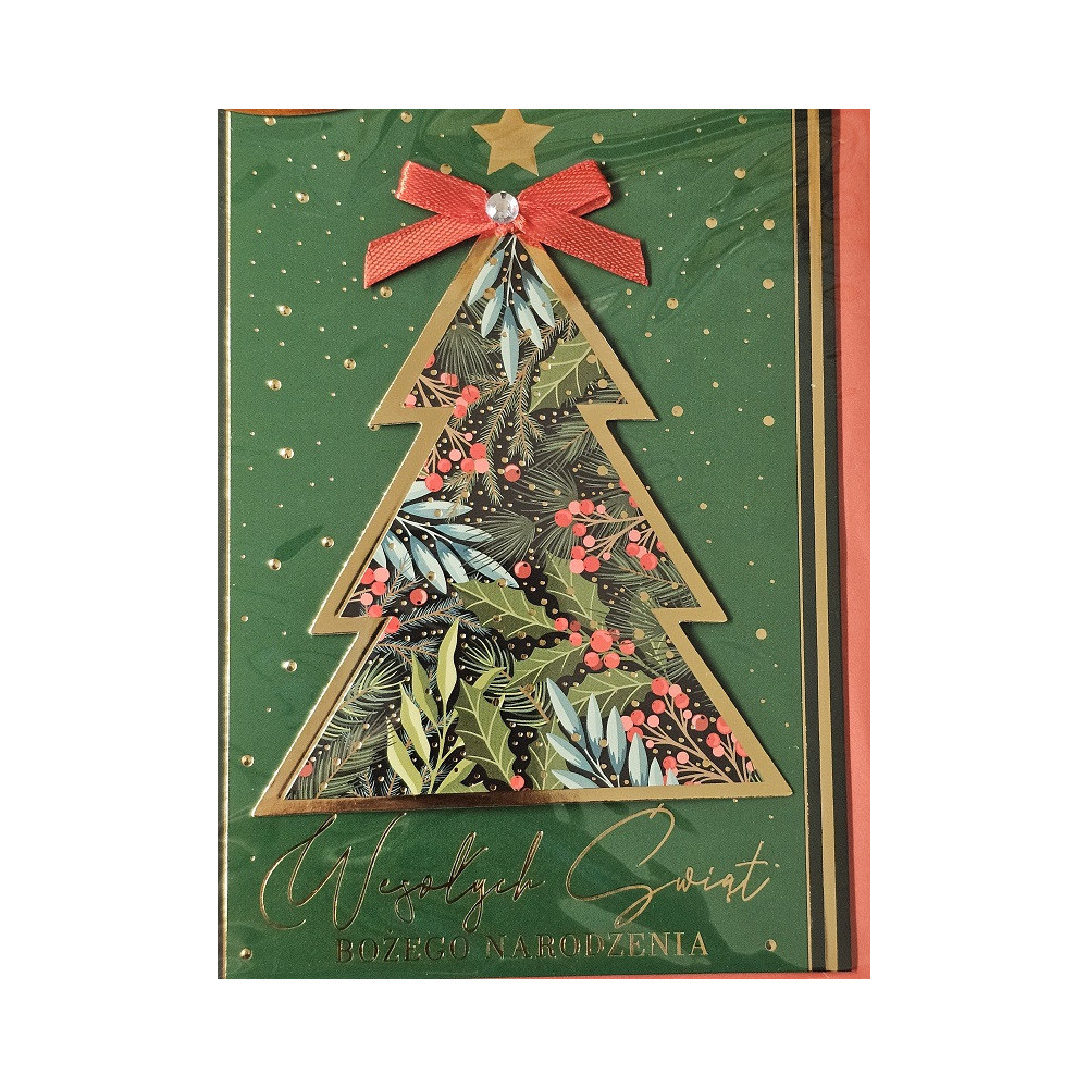 kartki z okazji Bożego Narodzenia Boże Narodzenie 11,5 cm *16,5 cm DK-1043