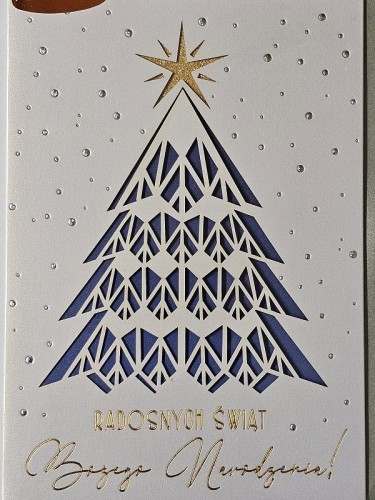 kartki z okazji Bożego Narodzenia Boże Narodzenie 11,5 cm *16,5 cm DK-1044