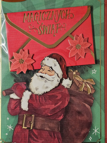 kartki z okazji Bożego Narodzenia Boże Narodzenie 11,5 cm *16,5 cm DK-1212