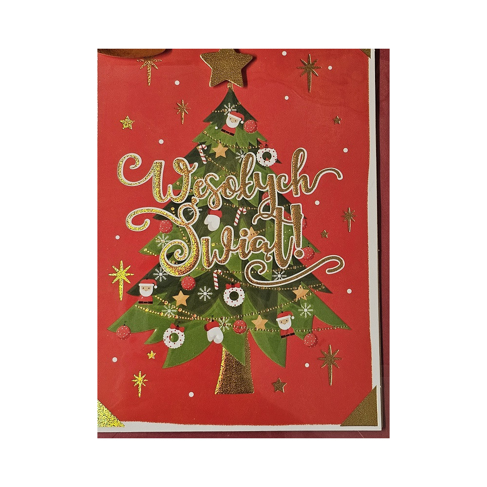 kartki z okazji Bożego Narodzenia Boże Narodzenie 11,5 cm *16,5 cm PU-023