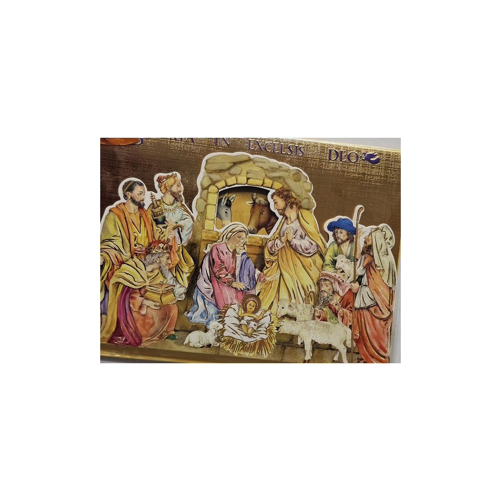 kartki z okazji Bożego Narodzenia Boże Narodzenie 11,5 cm *16,5 cm PU-022