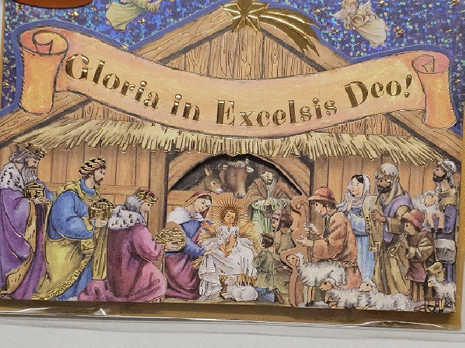 kartki z okazji Bożego Narodzenia Boże Narodzenie 11,5 cm *16,5 cm PU-011