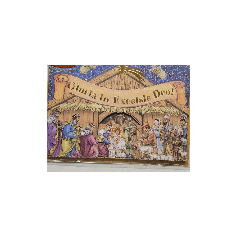 kartki z okazji Bożego Narodzenia Boże Narodzenie 11,5 cm *16,5 cm PU-011