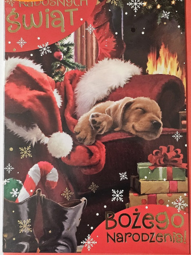 kartki z okazji Bożego Narodzenia Boże Narodzenie 11,5 cm *16,5 cm PP-2267